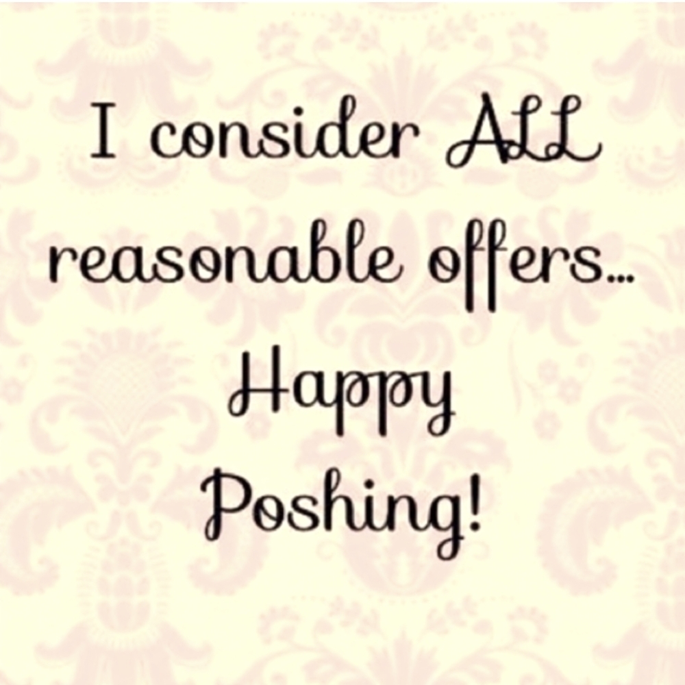 ALL REASONABLE OFFERS ACCEPTED!